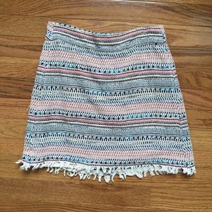 Above-the-knee LOFT skirt